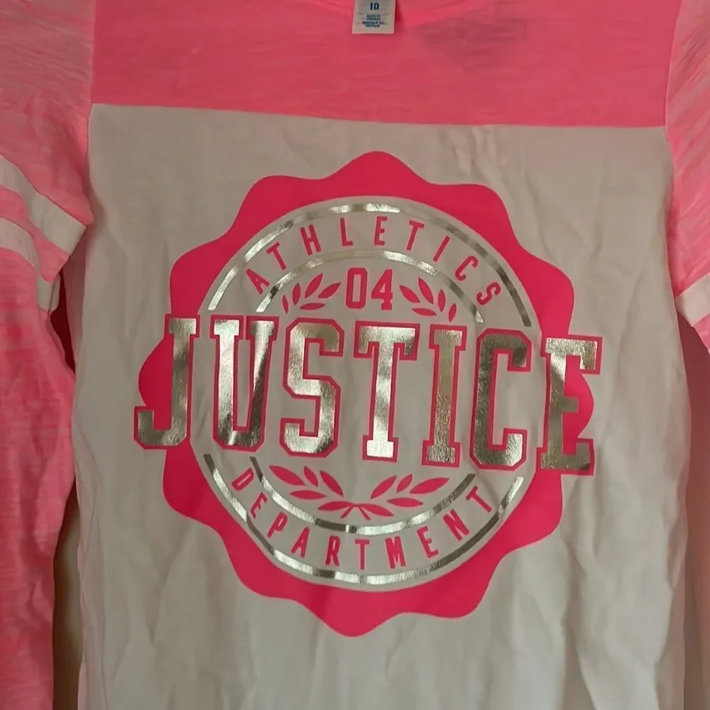 Justice girls size 10 new